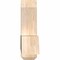 Ekena Millwork Eugene Smooth Timber Gable Bracket, Douglas Fir, 36"W x 18"H x 5 1/2"D x 5 1/2"F, 12/12 Pitch GBW036X18X0606EUG00SDF - alternate 5